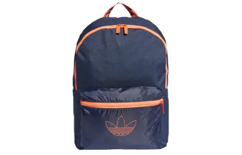 Adidas Originals Trefoil Polyester Backpack Unisex Dark Blue