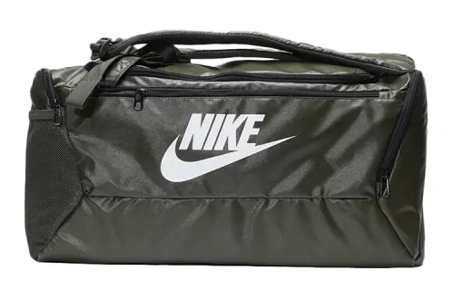 Nike Polyester Sports Bag, Travel Bag, Gym Bag Regular Unisex Khaki Green