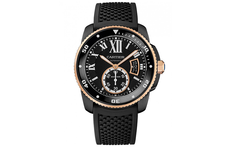 CARTIER CALIBRE Collection Automatic Mechanical Movement Men's Watches Watch 42mm Black Dial
