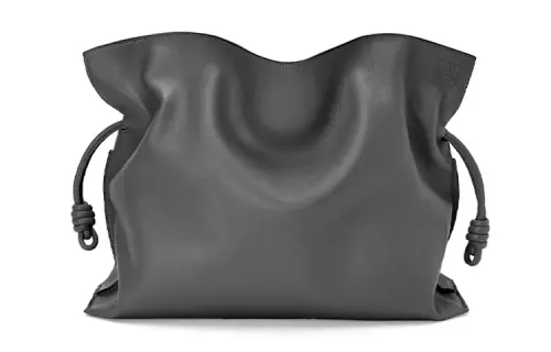 LOEWE Calfskin Clutch Large Women's Black