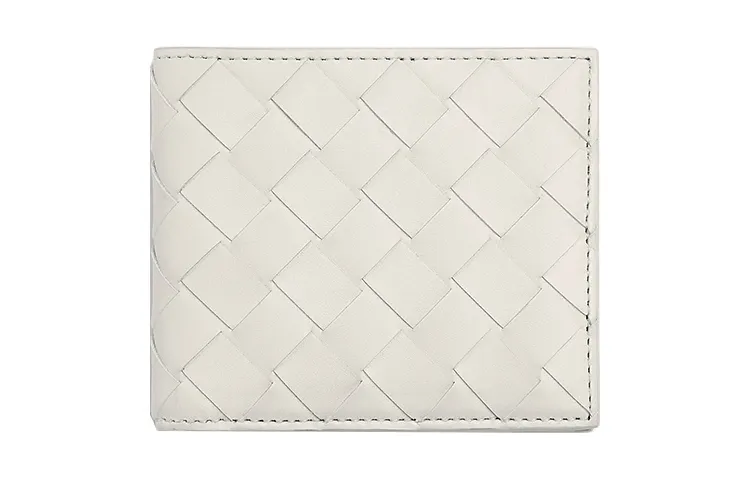 Bottega Veneta Intrecciato Leather Wallet Men's Mist