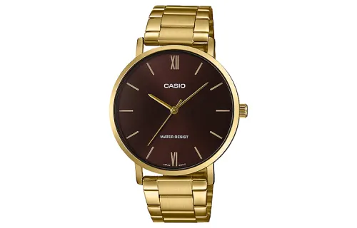 CASIO Men Standard Series Coffee Watch MTP-VT01G-5B