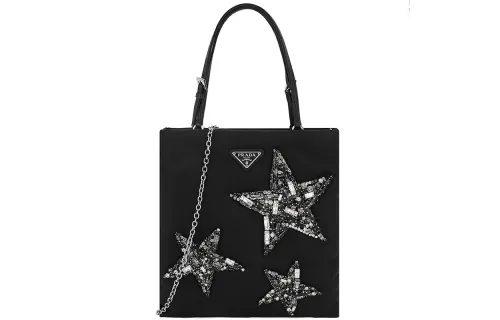 PRADA Fabric Handbag Women's Black
