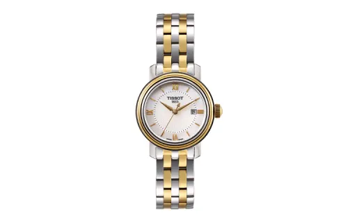 TISSOT Harbor Collection Quartz Movement 50m Waterproof Women's Watch 29mm White Dial Stainless Steel Case