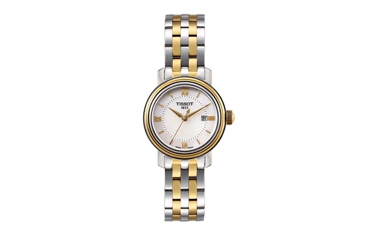 TISSOT Harbor Collection Quartz Movement 50m Waterproof Women's Watch 29mm White Dial Stainless Steel Case