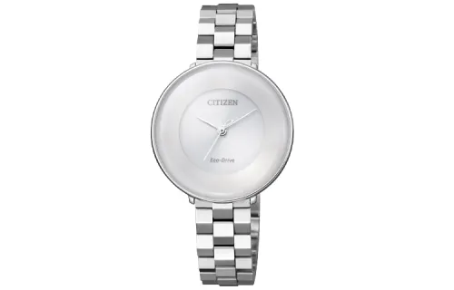 CITIZEN Ecology Drive Collection Light Powered Quartz Movement Stainless Steel Strap Watch 31.1mm