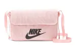 Nike Polyester Shoulder Bag, Crossbody Bag Regular Unisex Pink/Black