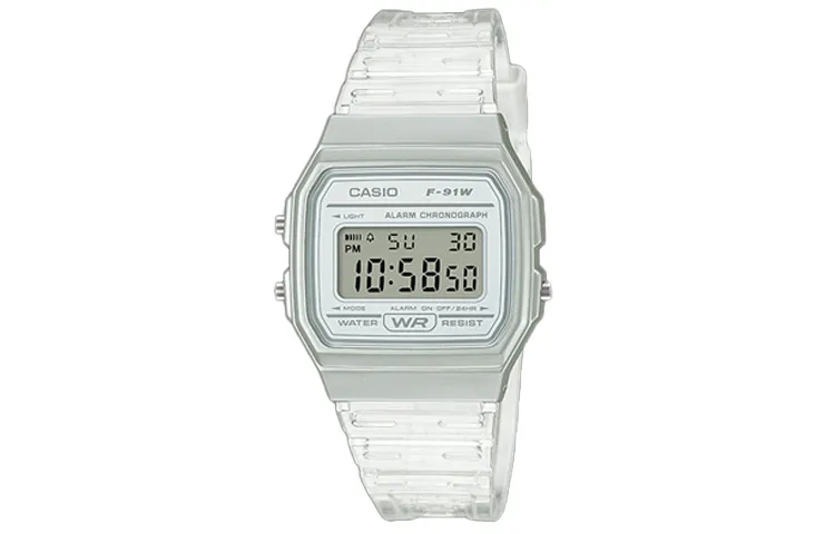 CASIO Women's DIGITAL Series White Watch F-91WS-7