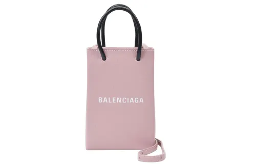 Balenciaga Leather Handbag, Shoulder Bag, Crossbody Bag Women's Pink