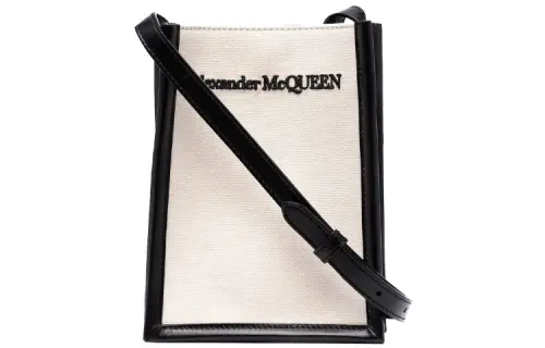 Alexander McQueen Cotton Bag Cell Phone Pouch, Shoulder Bag, Crossbody Bag, Handbag Men's