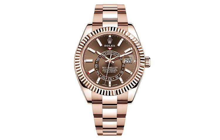 ROLEX Voyager Collection Automatic Mechanical Movement Men's Watches Watch 42mm Coffee Watch Dial