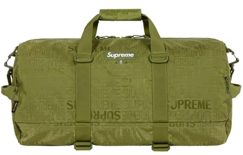 Supreme Fabric Travel Bag Unisex Olive Green