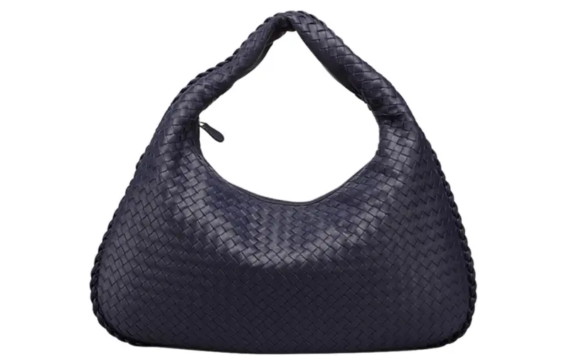 Bottega Veneta Sheepskin Handbag Regular Women's Dark Purple