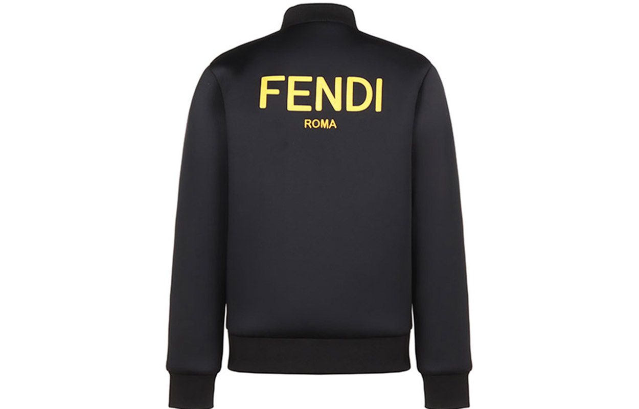 Мужская куртка Fendi (черная) — фото 2