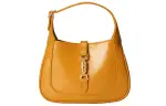 GUCCI Jackie 1961 Leather Crescent Shoulder Bag Shoulder Bag, Crossbody Bag Women's Yellow