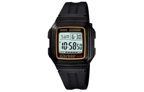 CASIO Men Gray Watch F-201WA-9A