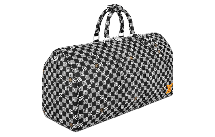 Мужская сумка Louis Vuitton Keepall 50 (коричневая) — фото 3