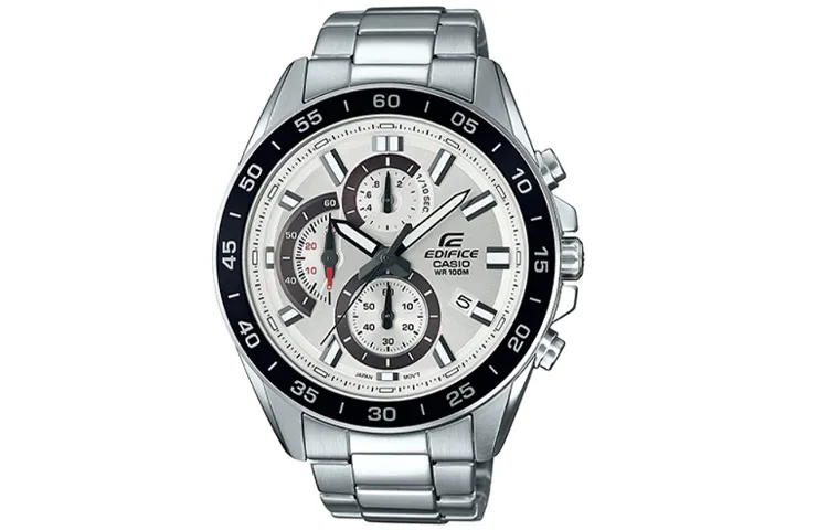CASIO Men EDIFICE Silver Watch EFV-550D-7AV