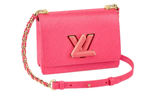 LOUIS VUITTON Twist Epi Grain Leather Twist Bag, Chain Bag, Underarm Shoulder Bag, Crossbody Bag, Handbag Small Women's