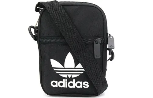 Adidas Originals Polyester Cell Phone Pouch, Shoulder Bag, Crossbody Bag Mini Unisex Black