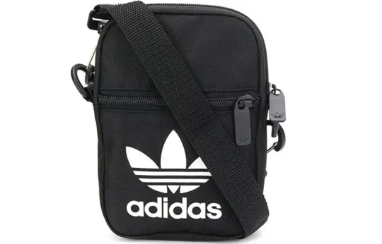 Adidas Originals Polyester Cell Phone Pouch, Shoulder Bag, Crossbody Bag Mini Unisex Black