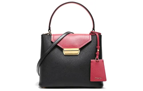 PRADA Leather Handbag, Shoulder Bag, Crossbody Bag Women's Black