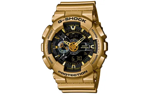 CASIO / G SHOCK Quartz Movement Resin Strap Watch Men's Watches Black Dial