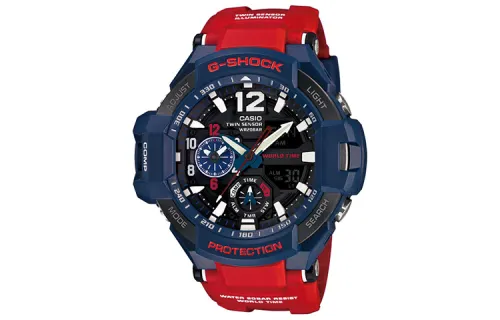 CASIO Men MASTER OF G-AIR Series Black Watch GA-1100-2A
