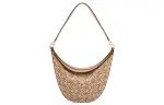 LOEWE Luna Shoulder Bag Anagram Jacquard Tan/Pecan