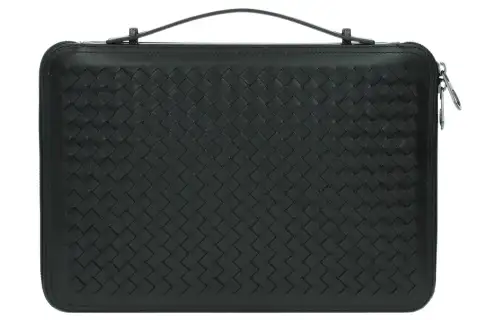 Bottega Veneta Woven Leather Handbag Men's