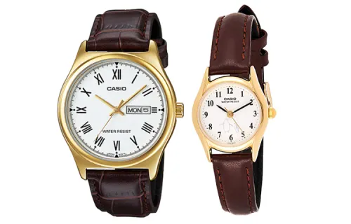 CASIO Unisex Pair Table Series White Watch