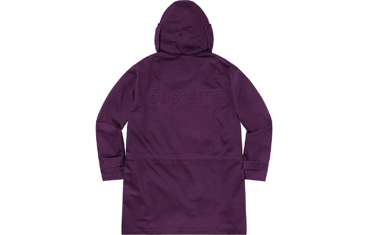 Куртка Supreme SS21 Week1 Hooded Facemask Parka (черная) — фото 3