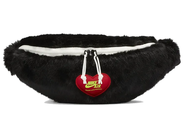 Nike X Olivia Kim Heritage Faux Fur Waist Bag Fanny Pack
