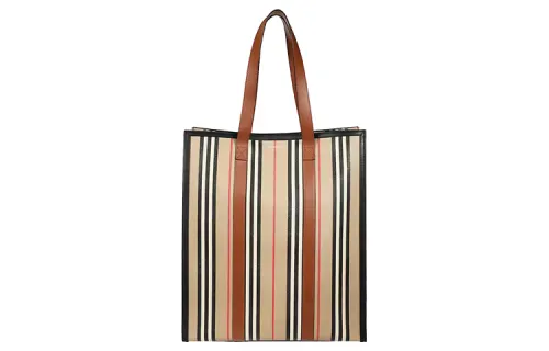 Burberry Cotton One Shoulder Handbag Women's Beige