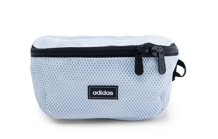 Adidas Polyester Sports Bag, Sling Bag, One Shoulder, Crossbody, Fanny Pack Regular Unisex White