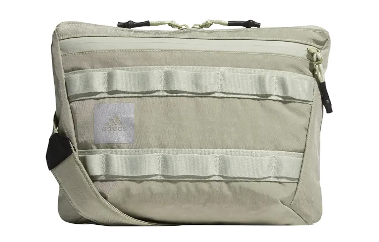 Adidas Polyamide Shoulder Bag, Crossbody Bag Regular Unisex Gray Green