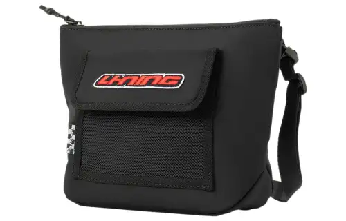 Li Ning Sportlife Polyester Shoulder Bag, Crossbody Bag Regular Unisex Black