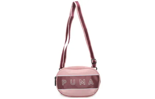 PUMA Fabric+Artificial Leather Shoulder Bag Women's Pink