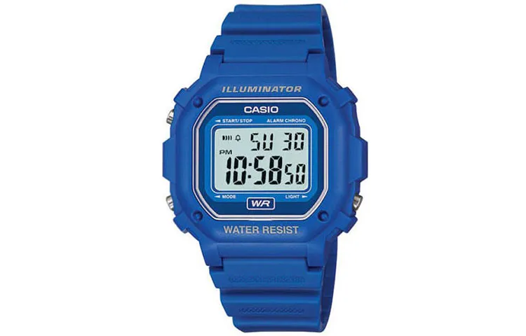 CASIO Women's DIGITAL Series Blue Watch F108WH-2A