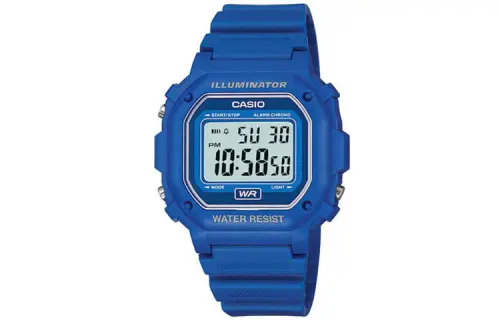 CASIO Women's DIGITAL Series Blue Watch F108WH-2A