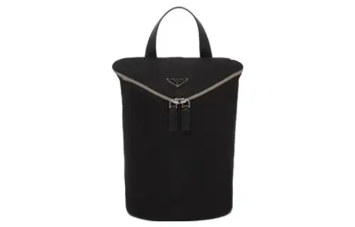 PRADA Polyamide Shoulder Bag Men's Black