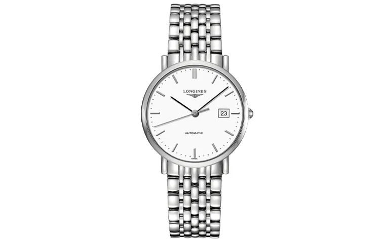 LONGINES Boya Collection Automatic Mechanical Movement 30m Waterproof Men's Watches Watch 37mm White Dial