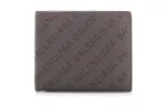Balenciaga Cow Leather Wallet Men's Gray