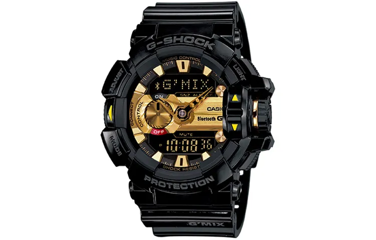 CASIO Women's G-SQUAD Series Gold Watch GBA-400-1A9DR