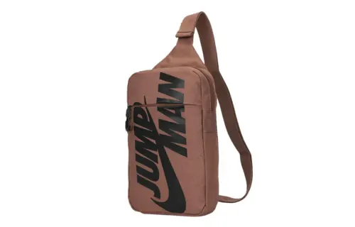 Jordan Fabric Crossbody Bag, Fanny Pack, Sling Bag Regular Unisex Brown