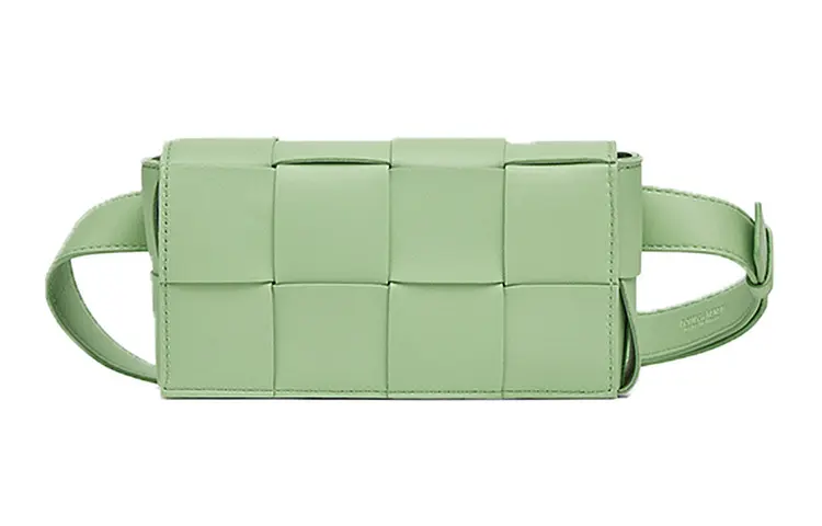 Bottega Veneta CASSETTE Metal Hardware Shoulder Bag, Crossbody Bag Women's Avocado Green