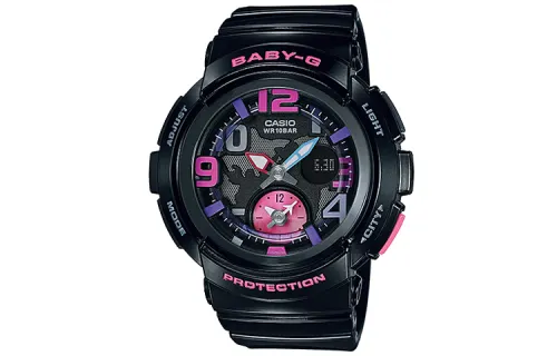 CASIO Women's BABY-G Black Watch BGA-190-1BDR