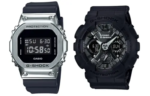 CASIO Unisex Pair Table Series Black Watch