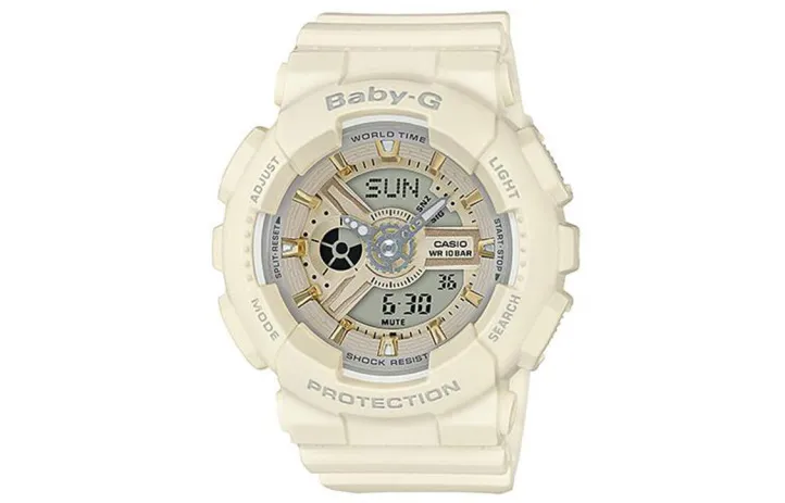 CASIO Women's BABY-G White Watch BA-110GA-7A2PR