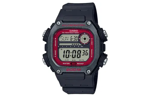 CASIO Men G-SQUAD Series Red Watch DW-291H-1B